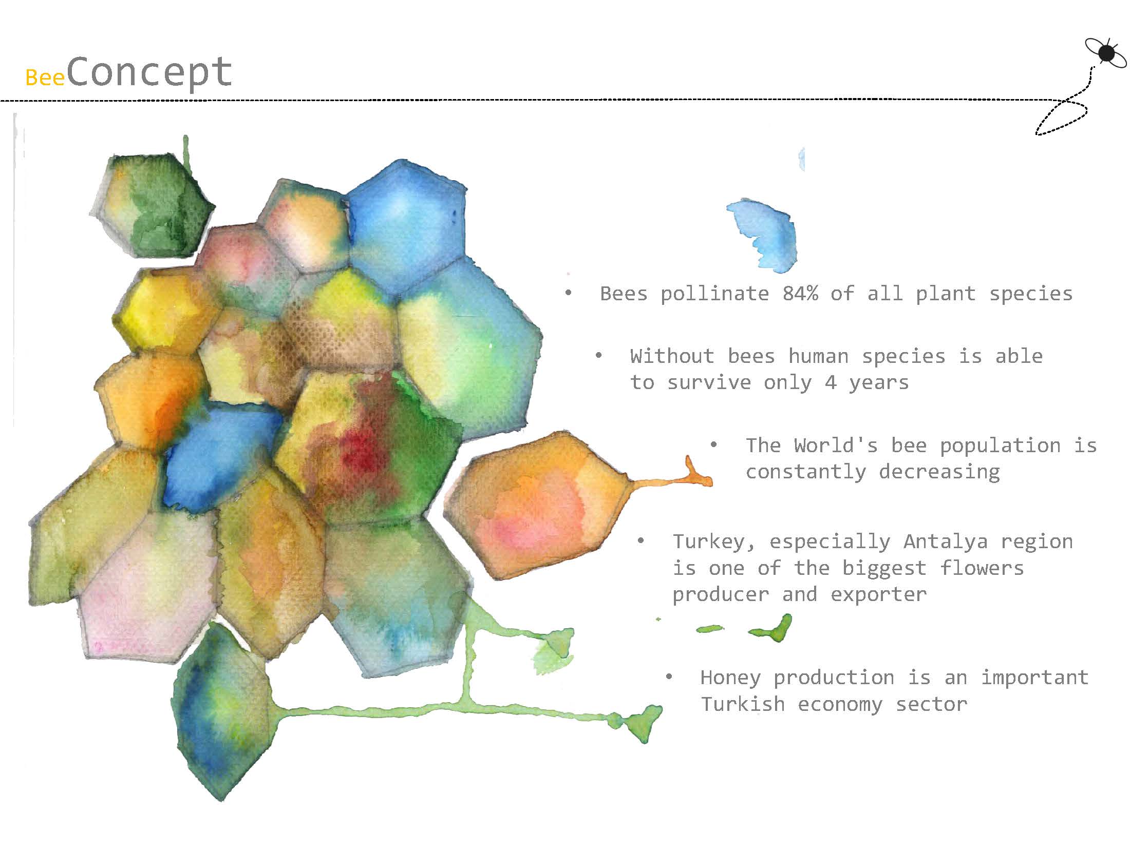 the “beBee pavilion” designed by IMLA students Zuzanna Banaś and Irene Jackson Gil - Presentation page 2