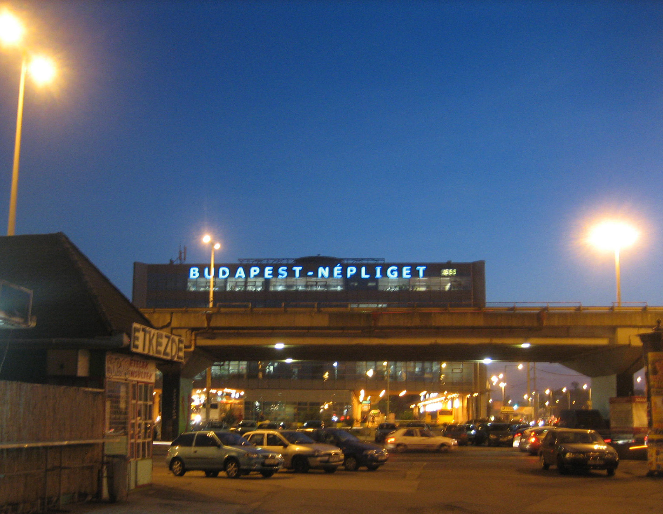 Evening impression at Népliget