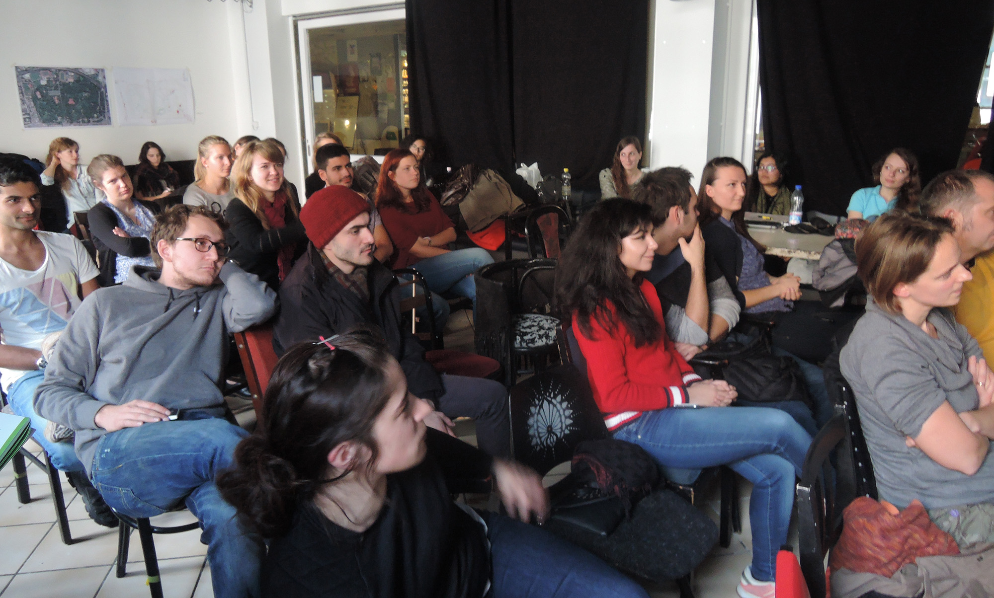 The audience of the interim presentation in Budapest