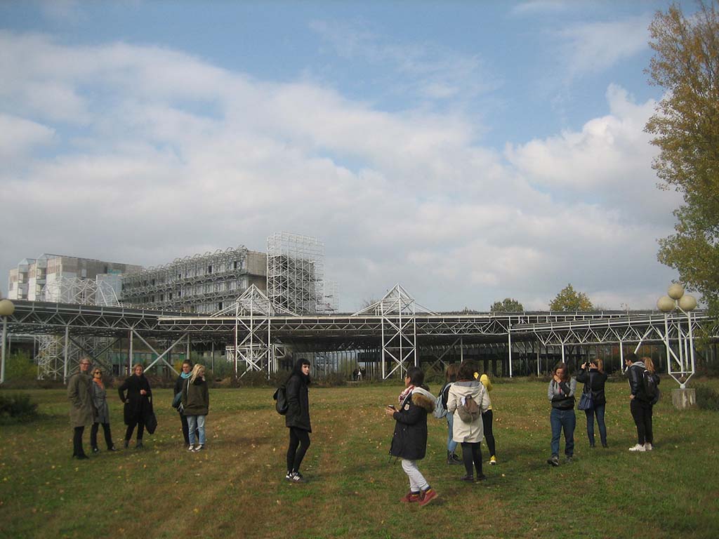 One of the focus areas of the student competition, the derelict hospital complex ‘Blato’