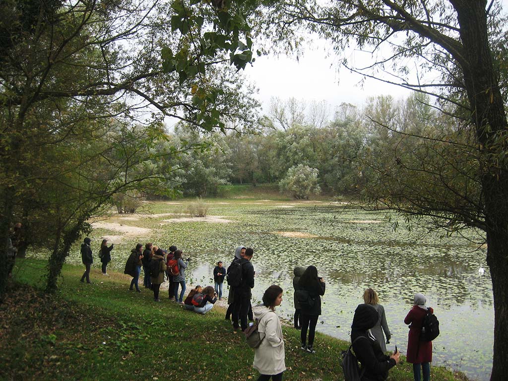 Lake Orešje in the western part of the project area