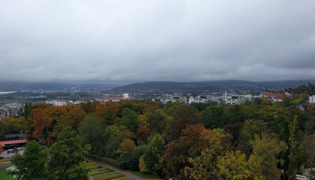 photo view over stuttgart