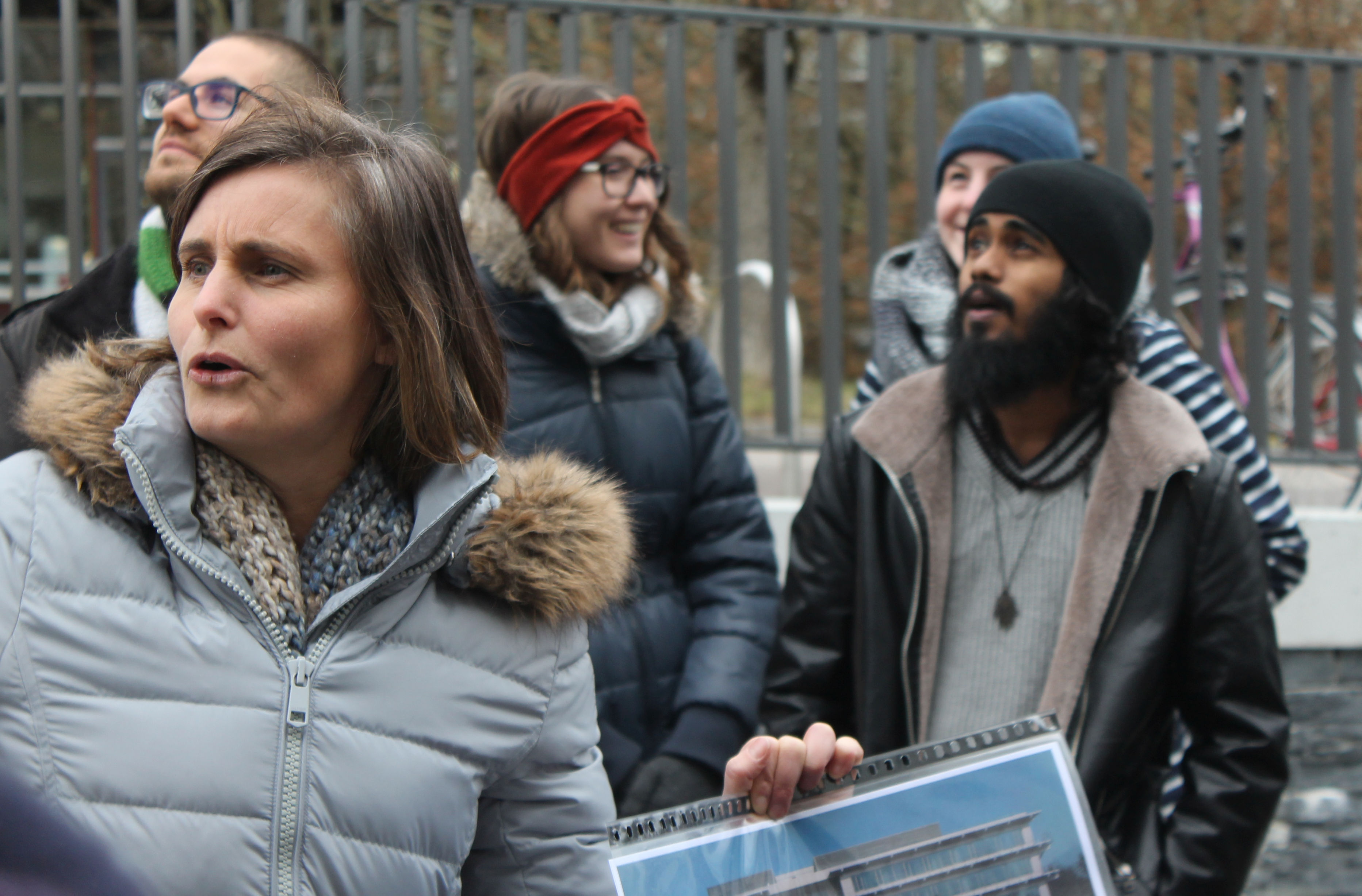 On-site visit of the open space around „Internationales Getränkewissenschaftliches Zentrum (TUM)“ on the campus in Weihenstephan, one of the projects realised by ver.de